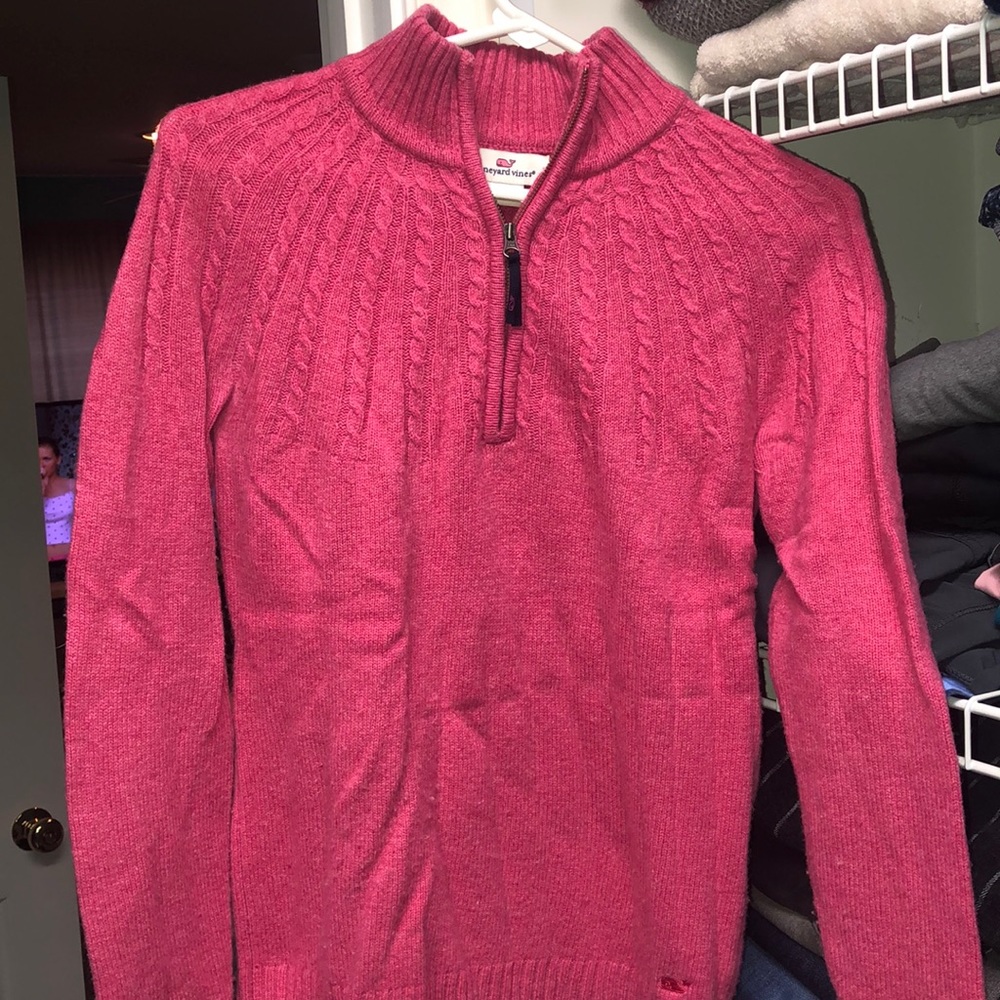 Vineyard vines 1/4 zip wool pullover